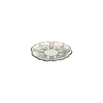 product of ID Fine 5336927 1972 Coupe Plate, 5.91" Round Porcelain Veila Fulya Color, Coupe Rim Edge