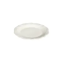 product of ID Fine 5336934 1972 Coupe Plate, 8.26" Round Porcelain Plate, White Fulya, Dishwasher Safe