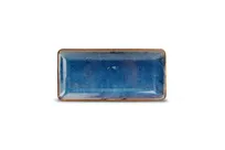 product of F2D 5344994 Oval Porcelain Platter, 10 1/4" x 4 3/4" Blue Nova Finish, Elegant Dinnerware Serveware