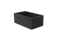 product of Select Concept BQ127B Cutlery Box - 5.9" x 10.23" x 3.93" Wood Utensil Holder, Black/Cherry Finish