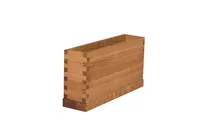 product of Select Concept BQ304L 2-Section Cutlery Tray, 2.24"W x 10.03"D x 5.11"H Wood Organizer in Black/Cherry