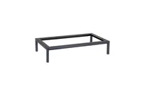product of Select Concept SEL022 Riser Stand, 11.410"W x 19.37"D x 4.090"H, Wood Base, Black Steel Finish