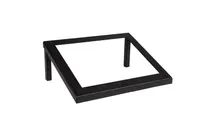 product of Select Concept SEL024 Display Stand, 9.170"W x 11.290"D x 4.090"H, Tilt Black Steel Base, Wood