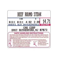 product of Alfa International LST-8030 Price-Computing Scale Labels, 58mm x 50mm, Safe-Handling Note, 600 Labels/Roll, 12 Rolls/Case (Replaces OEM LST-8030)