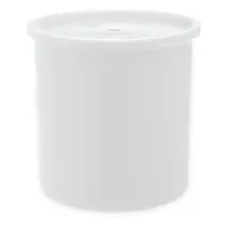product of Carlisle 030202 Classic Crock, 2.7 qt., White, SAN, Snap-on Lid, Dishwasher Safe
