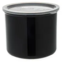 product of Carlisle 030403 Crock, 4 qt., Black SAN, 7" Diameter, Snap-On Lid, Dishwasher Safe, 0°F-180°F