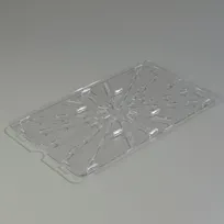 product of Carlisle 1021507 StorPlus Drain Shelf, Full-Size 1/1, Clear Polycarbonate, NSF, Dishwasher Safe