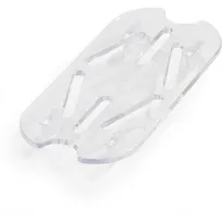 product of Carlisle 1033507 StorPlus Food Pan Drain Grate, 1/9 Size, Footed, Polycarbonate, Clear