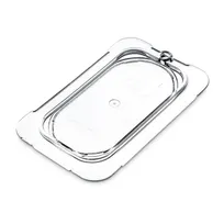 product of Carlisle 10336U07 StorPlus Lid, 1/9-Size Flat Polycarbonate Clear NSF, Made in USA