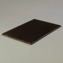 product of Carlisle 1060103 Bar Mat, 18"L x 12"W, Black Thermoplastic Rubber, Non-Slip, Dishwasher Safe