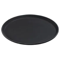 product of Carlisle 1400GL004 Non-Skid Serving Tray, 14-5/8" Dia., Round, Polypropylene, Black
