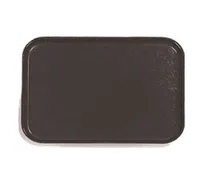 product of Carlisle 1410FG004 Cafeteria Tray 13-3/4"L x 10-5/8"W Break-Resist Dishwasher-Safe Fiberglass Black