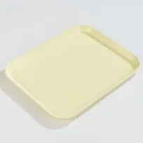 product of Carlisle 2216FGQ024 Glasteel Cafeteria Tray, 22-1/8"L x 16"W, Fiberglass, Lemon, Dishwasher Safe