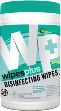 product of Carlisle 33711 WipesPlus Disinfecting Surface Wipes, White, 100 Count, Sold per Case - 12/Case