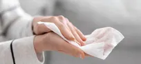 product of Carlisle 35022 WipesPlus Hand Sanitizing Wipe, White Sachet, Alcohol Based, 70% Sanitizer, 1/Case