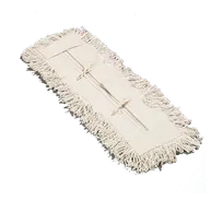 product of Carlisle 364752400 Dust Mop Head Only, 24" x 5" Natural Cotton Canvas, Tie Back, Washable Yarn