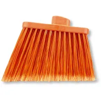 product of Carlisle 36867EC24 Sparta Duo-Sweep Broom Head, Lobby Use, Flagged Polyester Bristles, Orange Finish