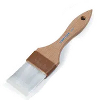 product of Carlisle 4039700 Pastry Brush - 2" Wide Nylon Bristles, Soft-Flagged, Wood Handle, White