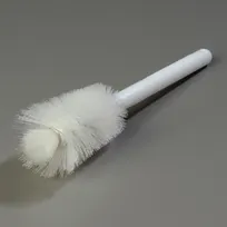 product of Carlisle 4046600 Pint Bottle Brush, 12" Long, Soft Polyester Bristles, Plastic Handle, Black/Cherry