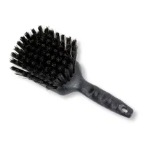 product of Carlisle 40541EC03 Floater Scrub Brush, 8" Polyester Bristles, Oil-Resistant, Black Plastic Handle