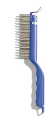product of Carlisle 4067200 Sparta Scratch Brush - 11" Handle, 5-1/2" x 1-1/4" Steel Bristles, Scraper - 1/Case