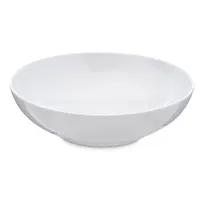 product of Carlisle 4381402 Epicure Soup/Salad Bowl, 6" Dia, 20-23 oz, White Melamine, NSF, Dishwasher Safe
