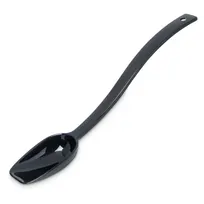 product of Carlisle 447003 Salad Bar Spoon, 10"L, 3/4oz, Black Plastic, NSF, Made in USA