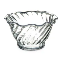 product of Carlisle 453007 Tulip Dessert Dish, 5 oz (3-3/4" Dia), SAN, NSF Certified, Made in USA