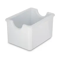 product of Carlisle 455002 Sugar Packet Caddy, 3-3/7" x 2-5/8" x 2-1/8" Holds 20, Dishwasher Safe, Made in USA