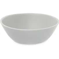 product of Carlisle 5311023 Ridge Bullion Bowl, 4" 8-oz Gray Melamine, Matte Finish, NSF Certified, Stain-Resistant, Dishwasher Safe, Freeform Shape, Chip-Proof, Heat-Resistant to 212°F