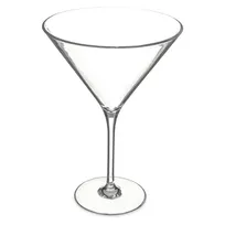 product of Carlisle 564607 Alibi Martini Glass, 9 oz Clear Polycarbonate, Dishwasher Safe, Recyclable