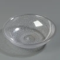 product of Carlisle 720607 - 6" Clear Polycarbonate Salad Bowl, 12-15 oz, Pebbled Finish, Scratch-Resistant