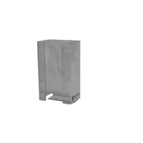 product of Carlisle G0803 Disposable Glove Dispenser, Clear Plastic, 4" L x 5-3/4" W x 10" H, 1 Box Capacity