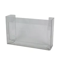 product of Carlisle G0805 Disposable Glove Dispenser, Clear Plastic, 16" L x 4" W x 10-1/4" H, 3-Box Capacity