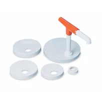 product of Carlisle P7410 San Jamar Mega Condiment Pump Kit, 1 oz., 4" Dip Tube, White Plastic - Karat