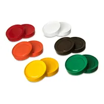 product of Carlisle PS304AT00 Store 'N Pour Cap, 3/4"H x 3-1/2" Dia., Snap-On, Polyethylene, Colors, BPA Free