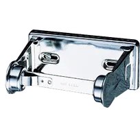product of Carlisle R200XC Single-Roll Tissue Dispenser, 6" x 4-1/2" D x 2-3/4" H, Steel, Bright Chrome Finish