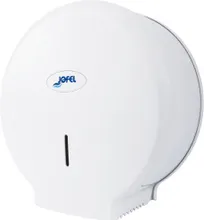 product of Carlisle R2100WH Toilet Tissue Dispenser, Plastic Single-Roll, 10.94" W x 4.72" D x 10.94" H, Key Lock