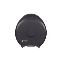 product of Carlisle R6000TBK - Quantum Toilet Tissue Dispenser, Single Roll, Black Plastic, Full Swing