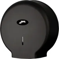 product of Carlisle R6100MBK - Single Roll Jumbo Toilet Tissue Dispenser, Matte Black Plastic, Key Lock