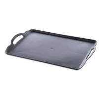 product of Carlisle RST152003 Room Service Tray – 20" x 15" Double‑Handled, Dishwasher‑Safe Black Polycarbonate