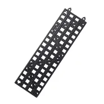 product of Carlisle VM5180BK Versa-Mat Strips Bar Mat, 3-1/2" x 12", Rubber, Black, NSF - 1/Each