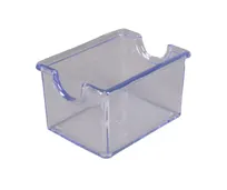 product of Concasse MCACCDA01 Sweetener Packet Holder, Clear Plastic Caddy for Sugar Packets, Tabletop Organizer