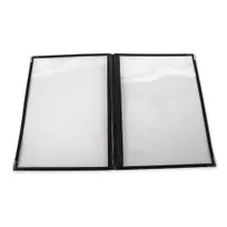 product of Concasse MCACCMEN2 Menu Cover - Double-Size A4 Booklet Style, Durable Paper Finish for Restaurants