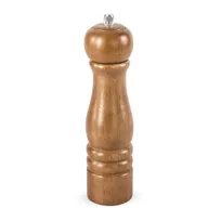 product of Concasse MCACCPI08 Wooden Pepper Mill, 8" Height, Handcrafted Wood Finish, Premium Tabletop Grinder