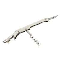 product of Concasse MCACCSC01 Corkscrew, 4-7/10" Stainless Steel, Skull Design, Silver Handle, Waiters Type