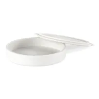 product of Concasse MCACCTOR01 Tortilla Warmer Base & Lid Set, Black Cherry Finish, 8" Ceramic Bowl