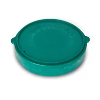 product of Concasse MCACCTOR01V Tortilla Warmer, Green Base & Lid, 12" Diameter Ceramic Serveware - 1/Set