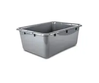 product of Concasse MCC52612 Tote Box, 20"W X 15"D X 5"H, Gray, Plastic Construction
