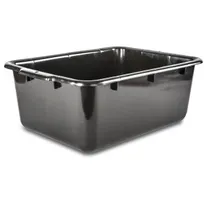 product of Concasse MCC52661N Black Tote Box, 20"W x 15"D x 7"H, Plastic Construction